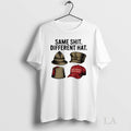 Original Dark Humor Political Same Shit Different Hat Unisex T-shirt, Sweatshirt, Hoodie, Long Sleeve Tee - T-Shirt, Sweatshirt, Hoodie