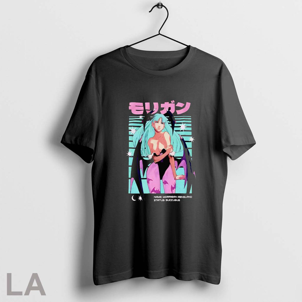 Original Darkstalkers Morrigan Aensland Unisex T-shirt, Sweatshirt, Hoodie, Long Sleeve Tee - T-Shirt, Sweatshirt, Hoodie