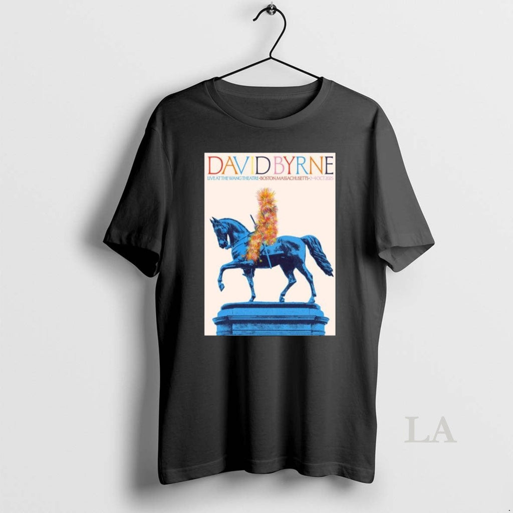Original David Byrne At The Wang Theatre In Boston Ma On October 2 4 2025 Unisex T-shirt, Sweatshirt, Hoodie, Long Sleeve Tee - T-Shirt, Sweatshirt, Hoodie
