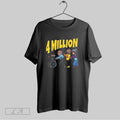 Original Daydrianharding 4 Million Subscribers Unisex T-shirt, Sweatshirt, Hoodie, Long Sleeve Tee - T-Shirt, Sweatshirt, Hoodie
