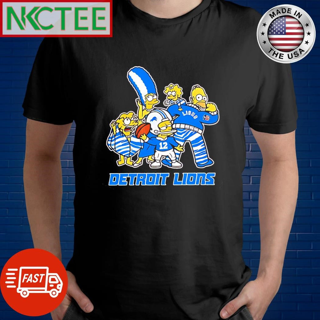 Original Detroit Lions The Simpsons cartoon shirt Unisex T-shirt, Sweatshirt, Hoodie, Long Sleeve Tee - T-Shirt, Sweatshirt, Hoodie