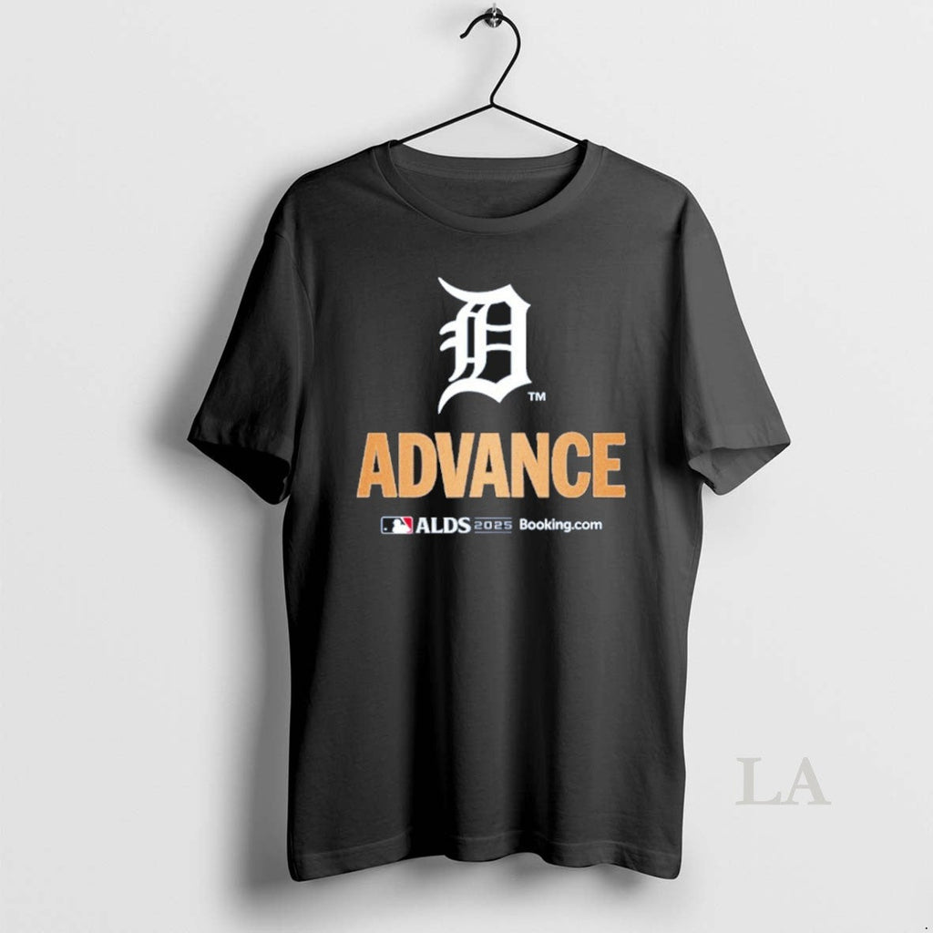 Original Detroit Tigers Advance American League Division Series 2025 Unisex T-shirt, Sweatshirt, Hoodie, Long Sleeve Tee - T-Shirt, Sweatshirt, Hoodie