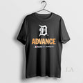 Original Detroit Tigers Advance American League Division Series 2025 Unisex T-shirt, Sweatshirt, Hoodie, Long Sleeve Tee - T-Shirt, Sweatshirt, Hoodie