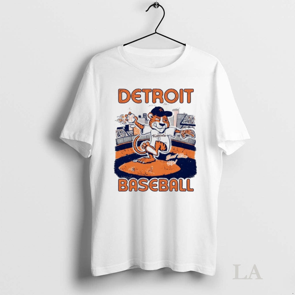 Original Detroit Tigers Baseball Mascot Eat Em Up Unisex T-shirt, Sweatshirt, Hoodie, Long Sleeve Tee - T-Shirt, Sweatshirt, Hoodie
