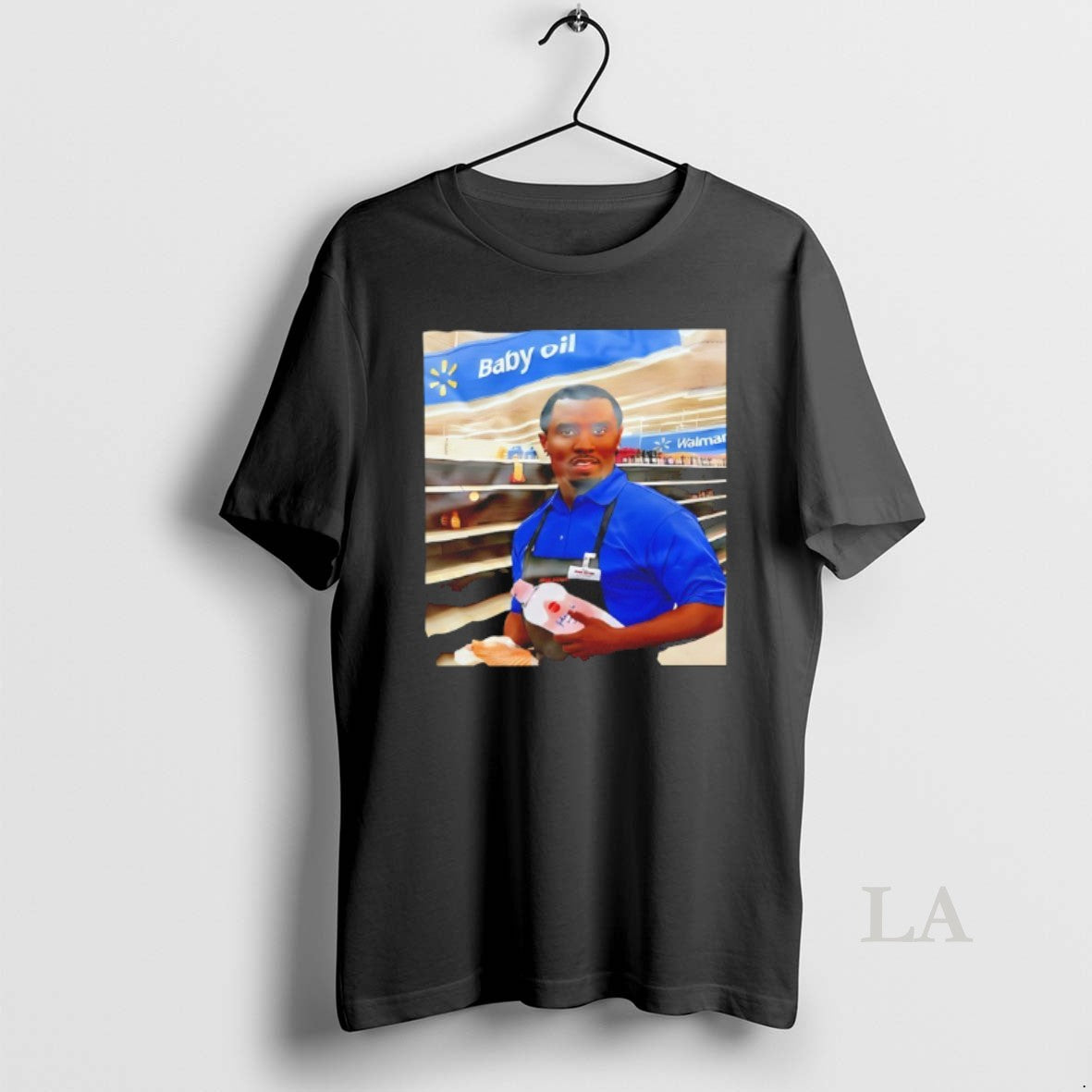 Original Diddy Baby Oil Walmart Parody Logo Unisex T-shirt, Sweatshirt, Hoodie, Long Sleeve Tee - T-Shirt, Sweatshirt, Hoodie