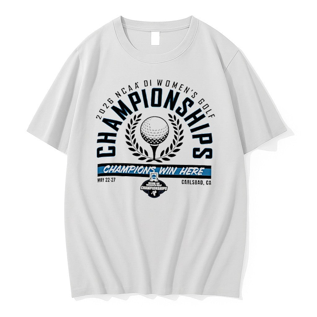 Original Division I Womens Golf Championship Ncaa 2026 Champions Win Here Tshirts Unisex T-shirt, Sweatshirt, Hoodie, Long Sleeve Tee - T-Shirt, Sweatshirt, Hoodie