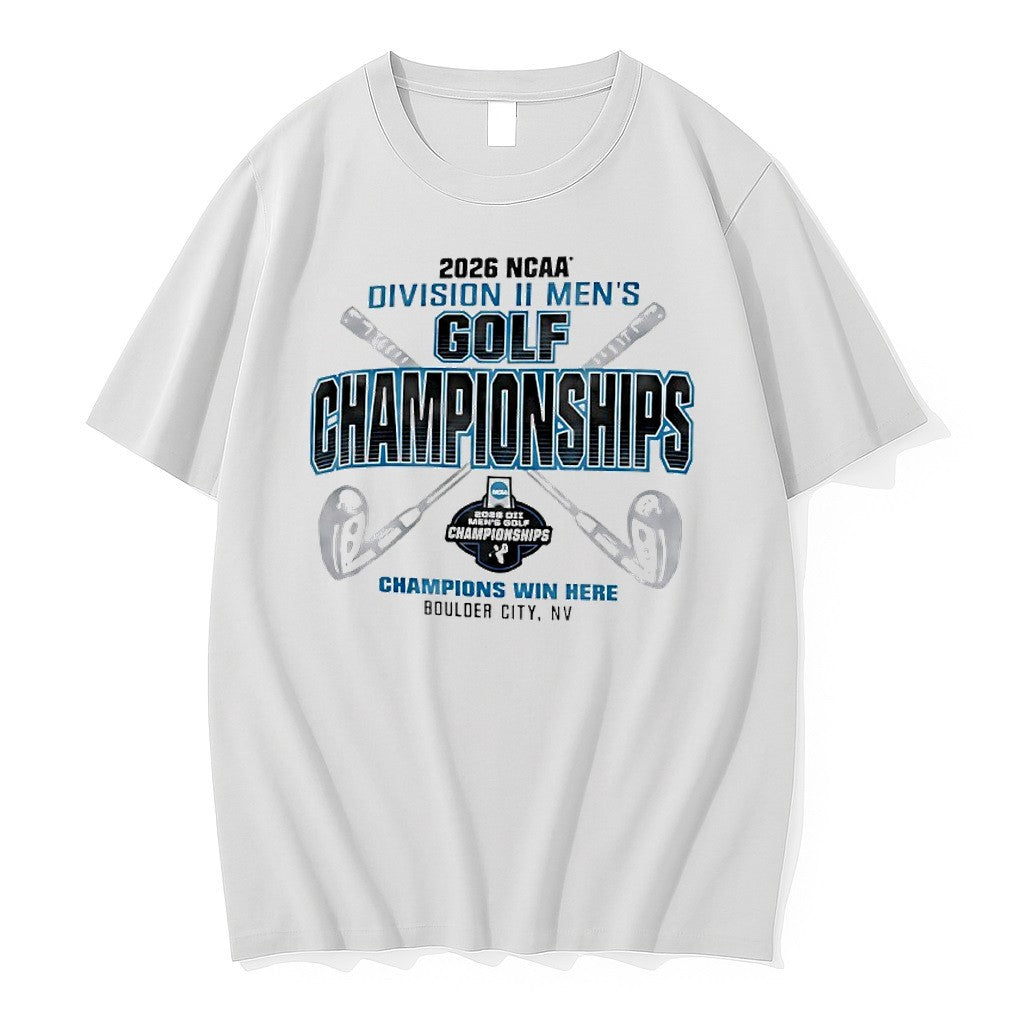 Original Division Ii Mens Golf Championship 2026 Ncaa Champions Win Heere Tshirts Unisex T-shirt, Sweatshirt, Hoodie, Long Sleeve Tee - T-Shirt, Sweatshirt, Hoodie