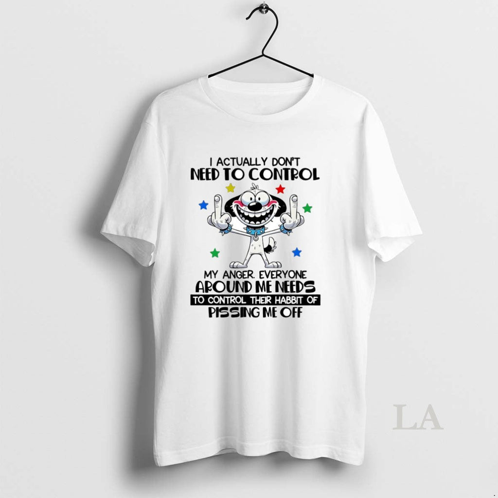 Original Dog I Actually Dont Need Control Circle T-Shirts, Hoodie, Sweatshirt - T-Shirt, Sweatshirt, Hoodie