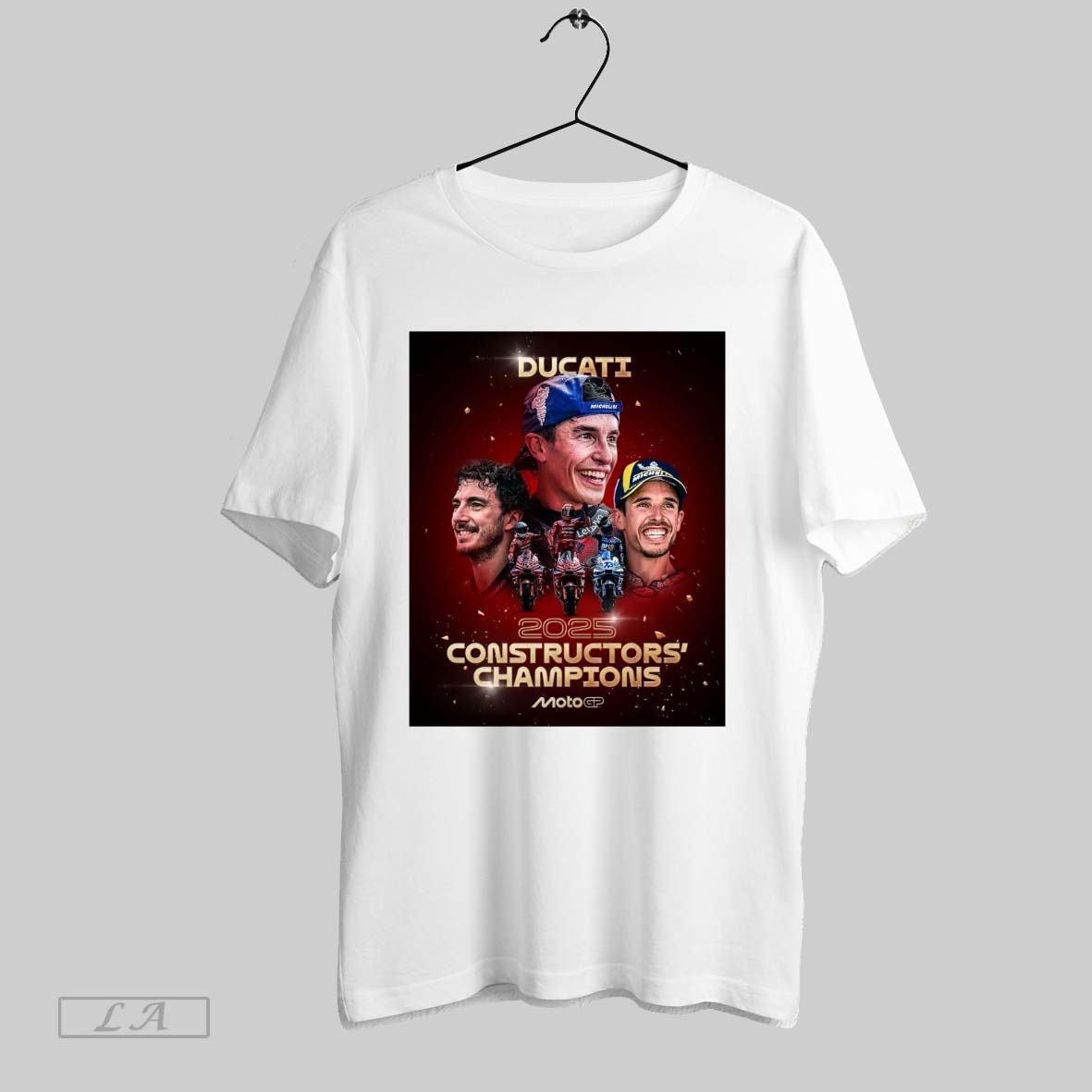 Original Ducati 2025 Constructors Champions Marc Marquez Alex Marquez Alenta Motogp T Shirt - T-Shirt, Sweatshirt, Hoodie