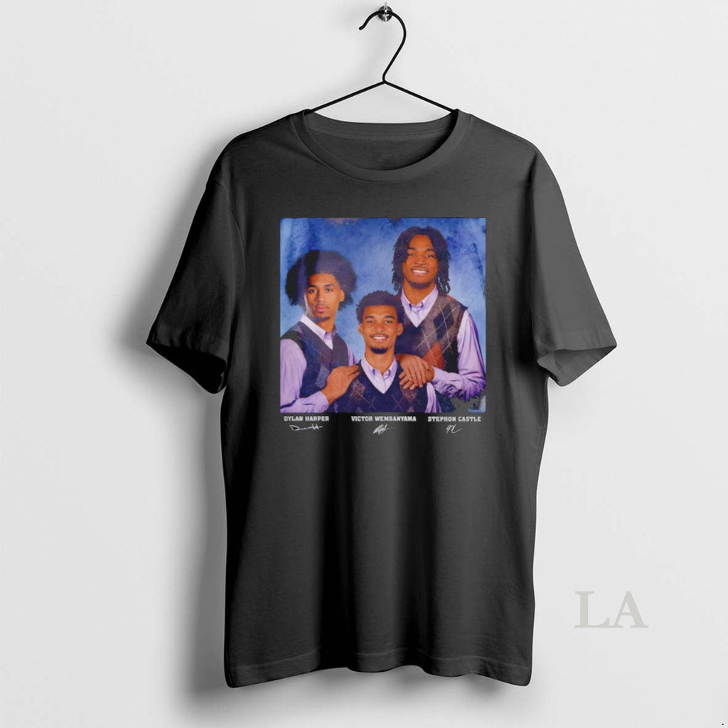 Original Dylan Harper Stephon Castle Victor Wembanyama Basketball Step Brothers 2026 Unisex T-shirt, Sweatshirt, Hoodie, Long Sleeve Tee - T-Shirt, Sweatshirt, Hoodie