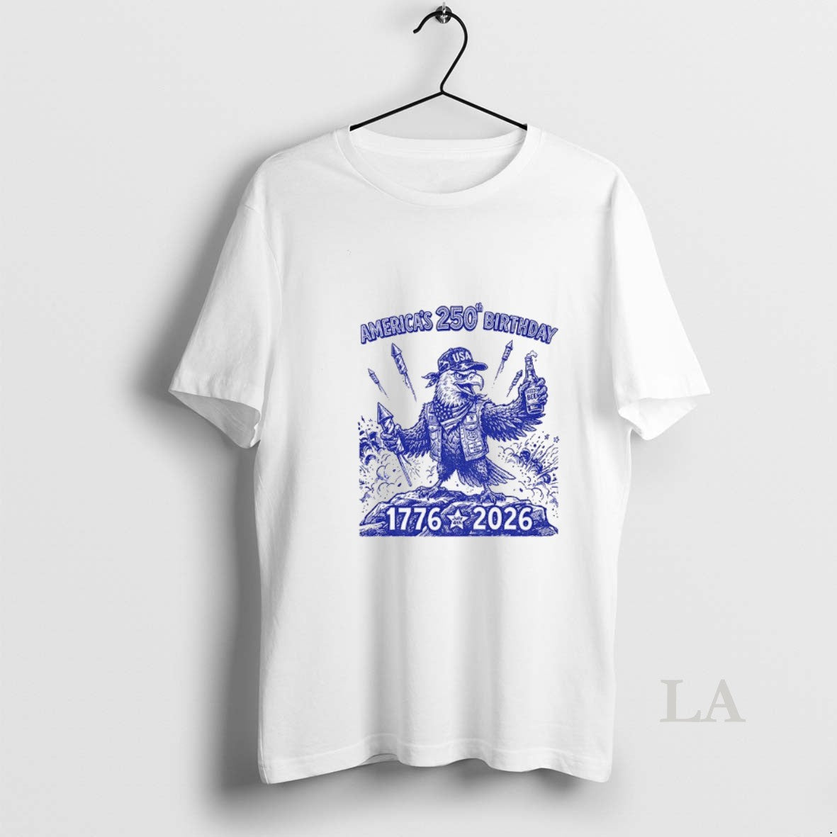 Original Eagle Holding Freedom Beer Usa 250th Anniversary 1776 2026 4th Of July Unisex T-shirt, Sweatshirt, Hoodie, Long Sleeve Tee - T-Shirt, Sweatshirt, Hoodie