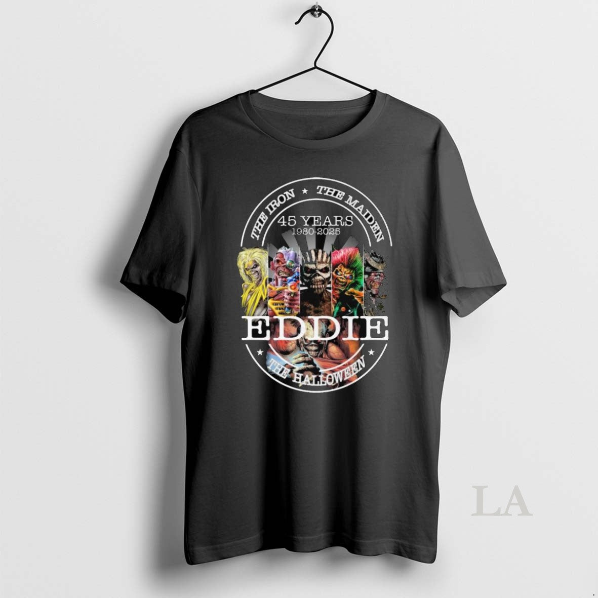 Original Eddie The Iron The Maiden The Halloween 45 Years 1980 2025 Long Sleve Unisex T-shirt, Sweatshirt, Hoodie, Long Sleeve Tee - T-Shirt, Sweatshirt, Hoodie
