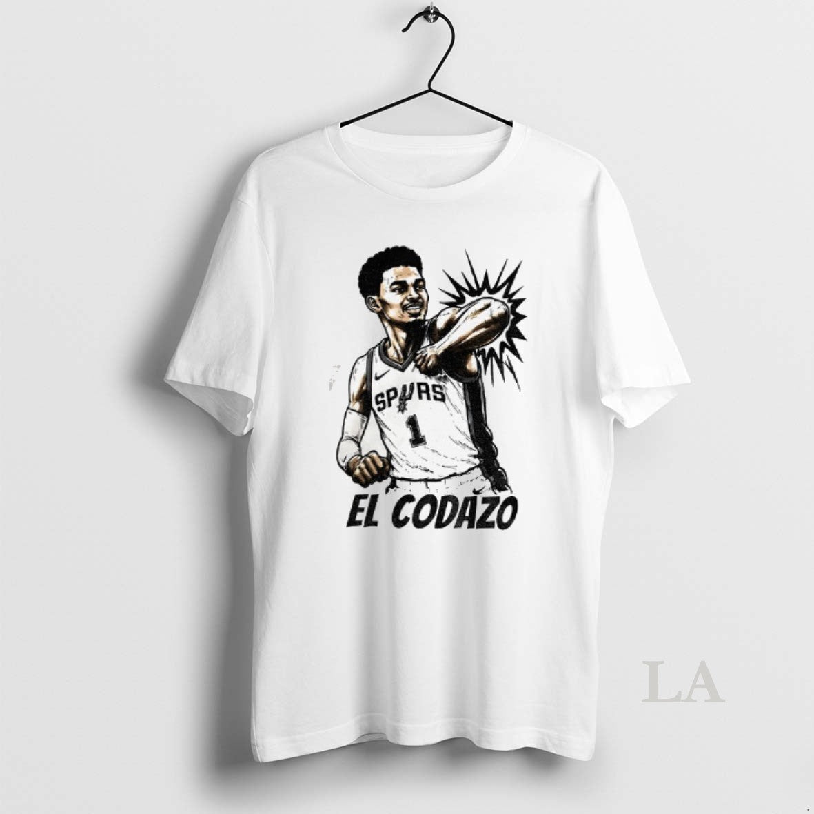 Original El Codazo Victor Wembanyama San Antonio Spurs Basketball Vintage Unisex T-shirt, Sweatshirt, Hoodie, Long Sleeve Tee - T-Shirt, Sweatshirt, Hoodie