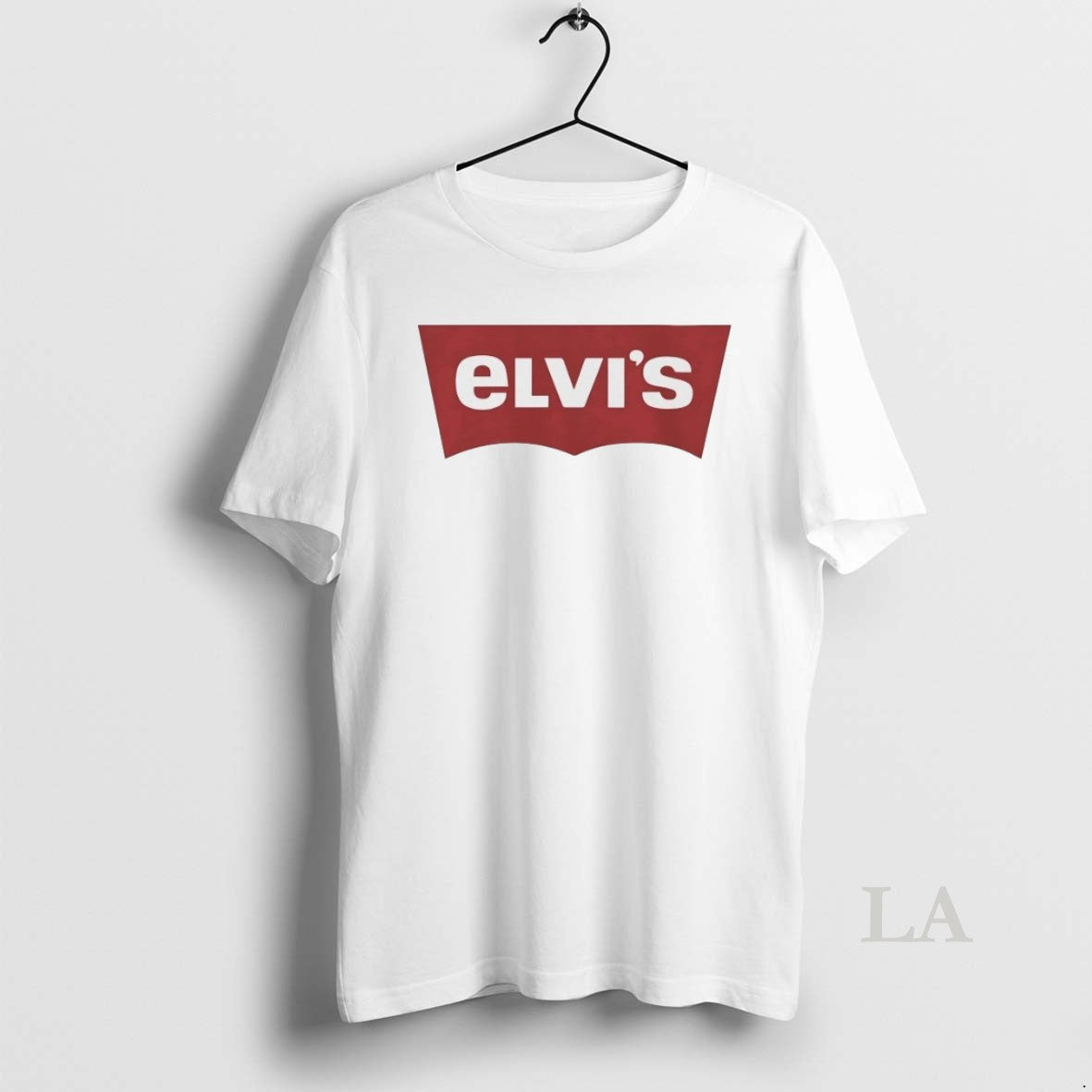 Original Elvis Levis Parody Logo Unisex T-shirt, Sweatshirt, Hoodie, Long Sleeve Tee - T-Shirt, Sweatshirt, Hoodie