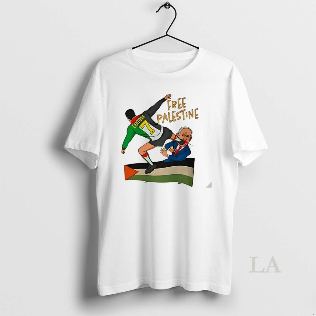 Original Eric Cantona Kung Fu Benjamin Netanyahu Free Palestine Meme T-Shirts, Hoodie, Sweatshirt - T-Shirt, Sweatshirt, Hoodie