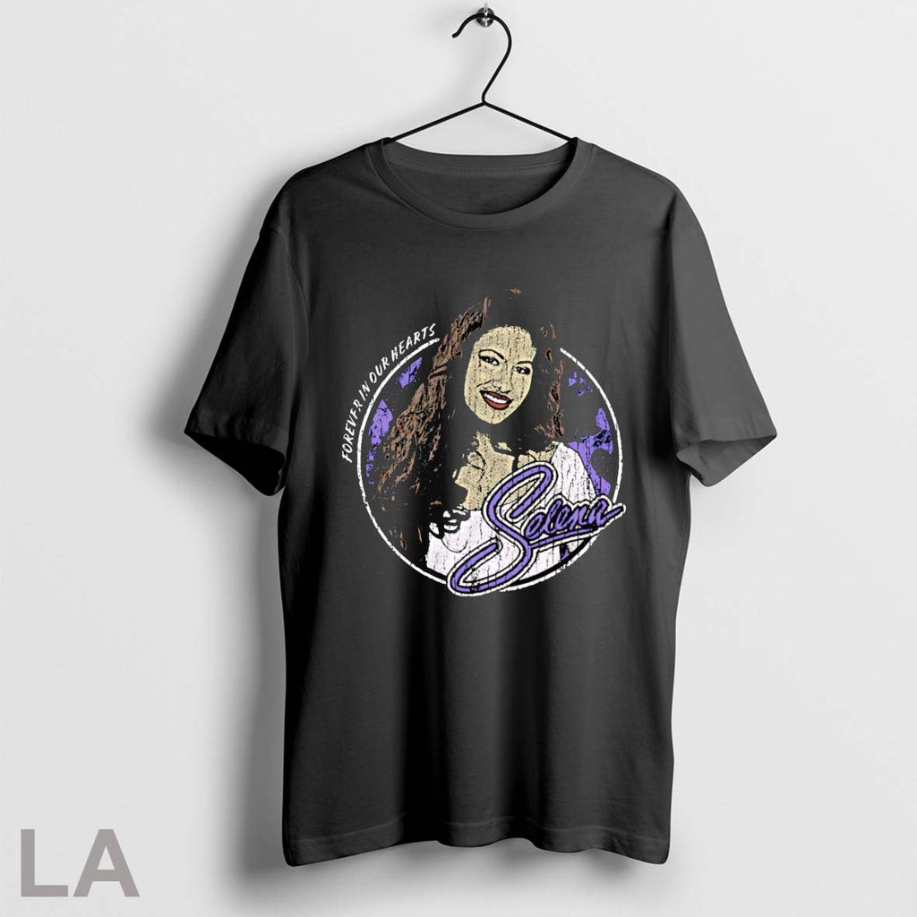 Original Forever In Our Hearts Selena Unisex T-shirt, Sweatshirt, Hoodie, Long Sleeve Tee - T-Shirt, Sweatshirt, Hoodie