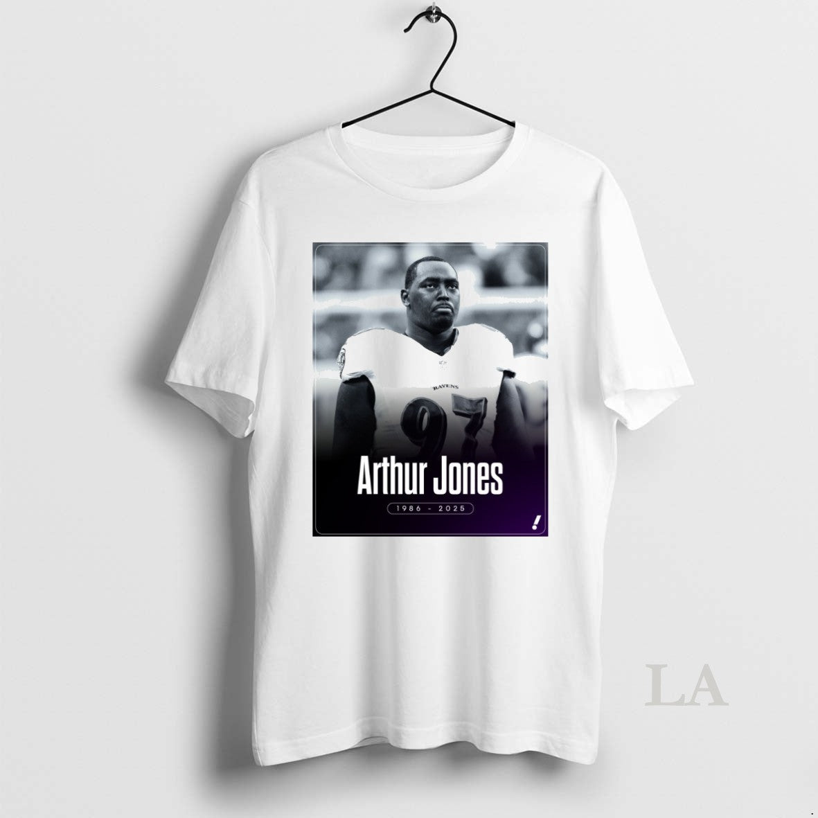 Original Former Ravens And Colts Defensive Lineman Arthur Jones Has Died 1986 2025 Unisex T-shirt, Sweatshirt, Hoodie, Long Sleeve Tee - T-Shirt, Sweatshirt, Hoodie