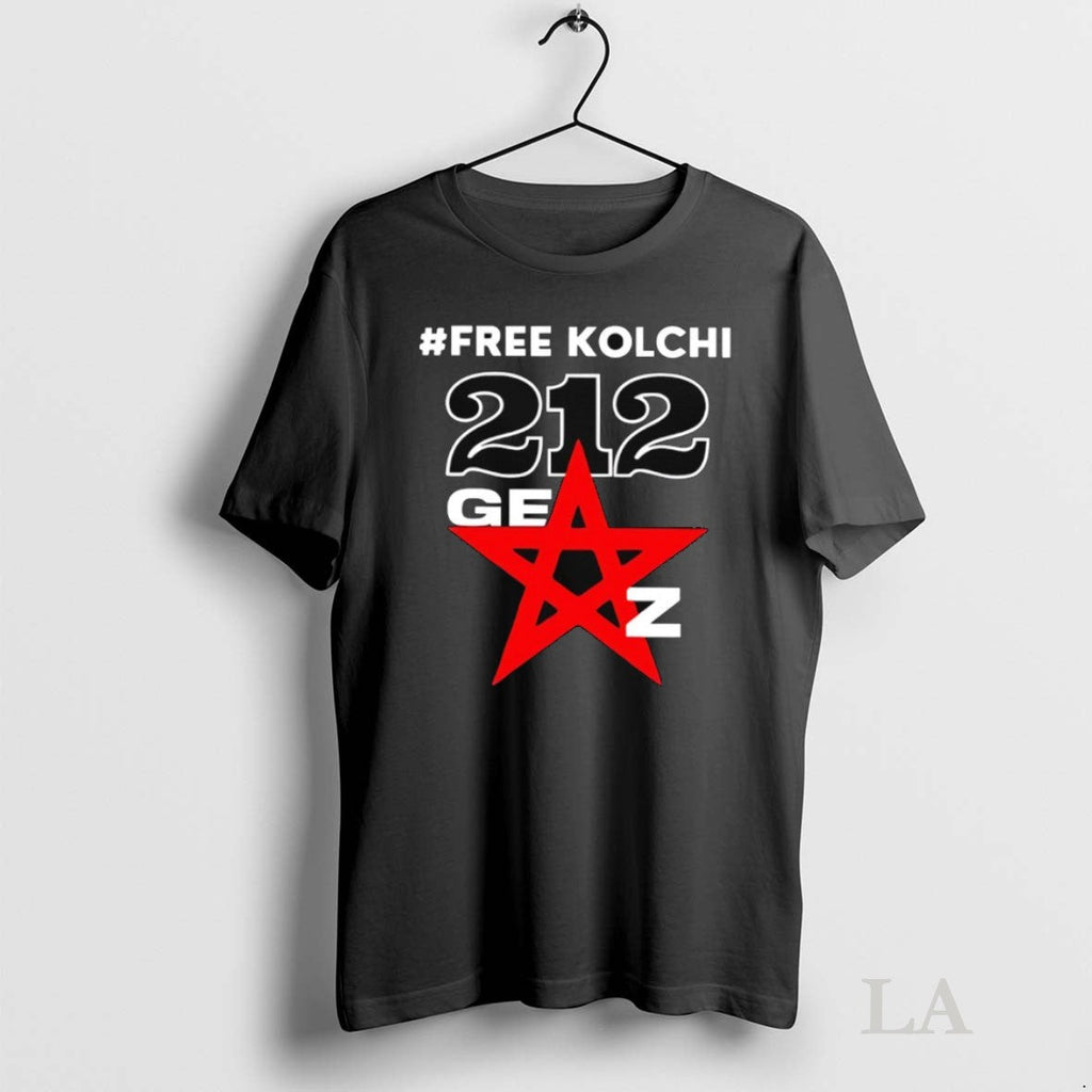 Original Free Kolchi 212 Gez Star Unisex T-shirt, Sweatshirt, Hoodie, Long Sleeve Tee - T-Shirt, Sweatshirt, Hoodie