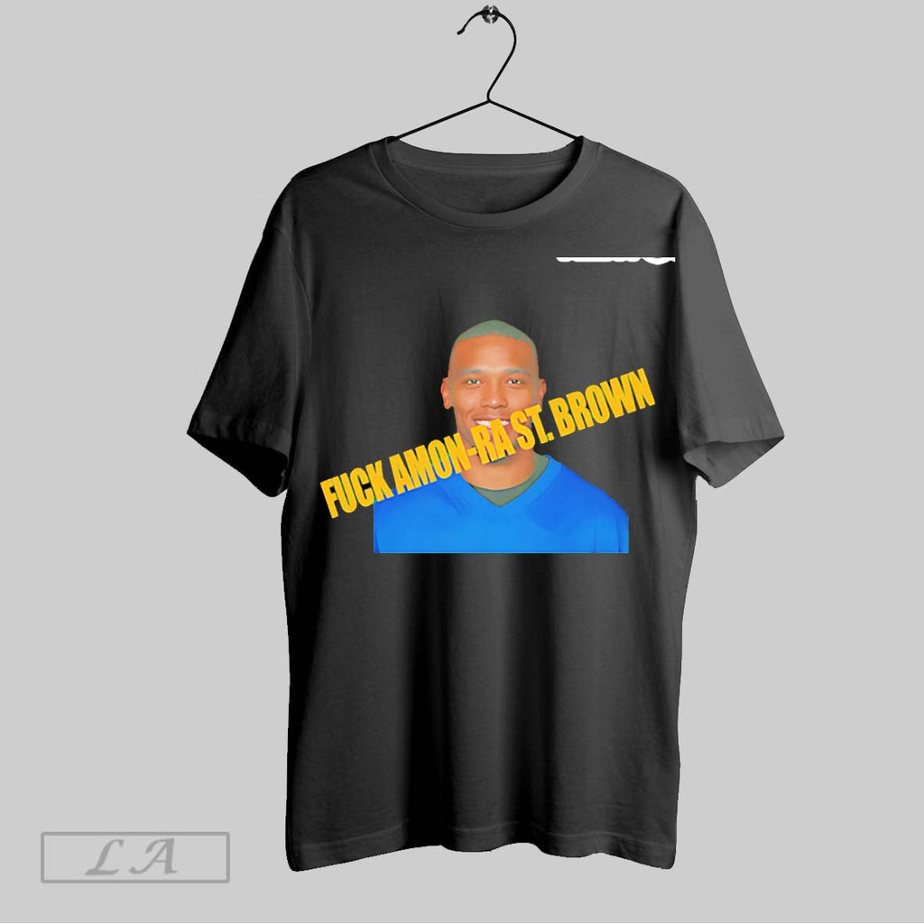 Original Fuck Amon Ra St Brown Unisex T-shirt, Sweatshirt, Hoodie, Long Sleeve Tee - T-Shirt, Sweatshirt, Hoodie