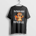 Original Funny Squirrel Middle Finger Coffee Is Fuck Off An Emotion Sarcastic Soul Black Tshirts - T-Shirt, Sweatshirt, Hoodie