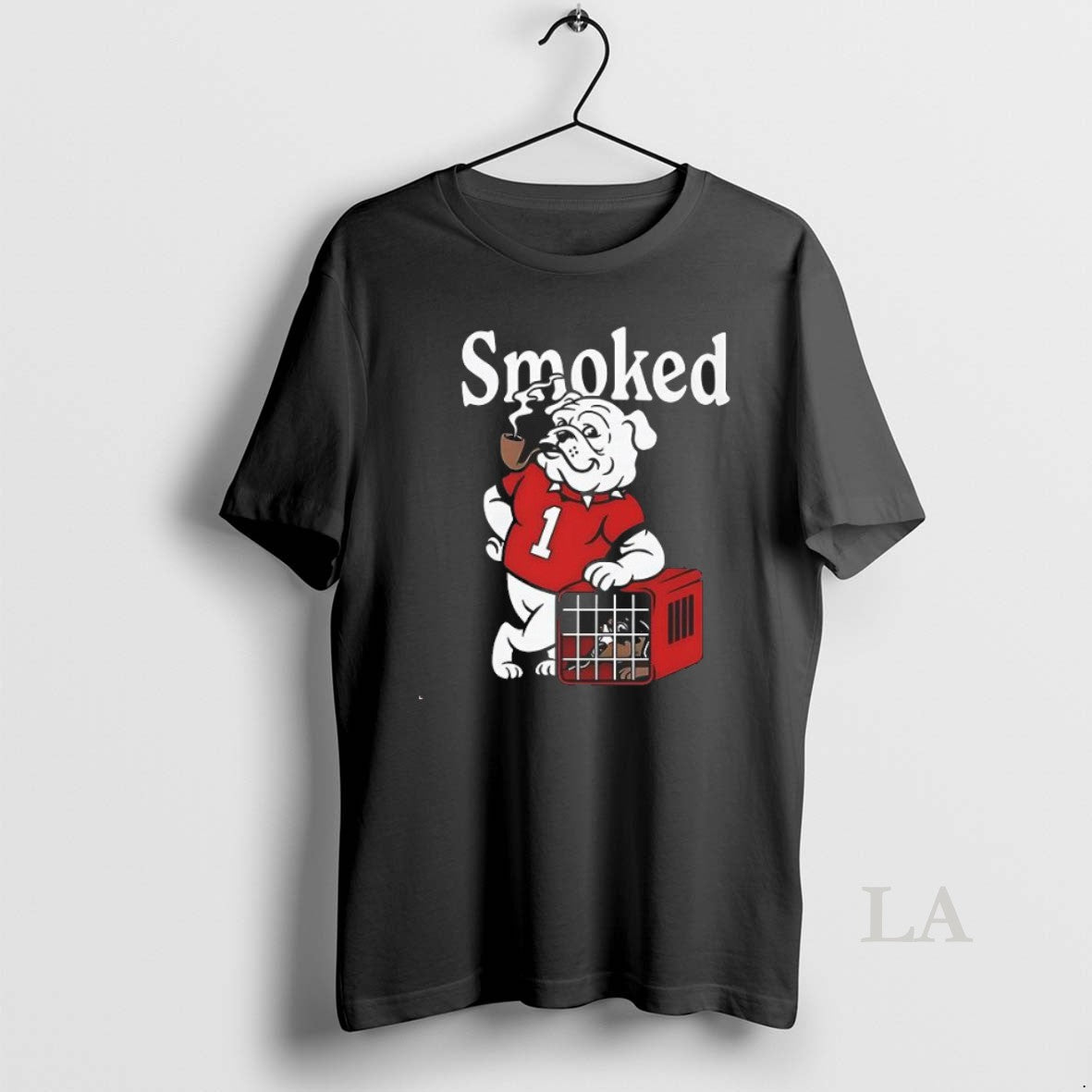 Original Georgia Bulldogs Smoked Dawgs Mascot Unisex T-shirt, Sweatshirt, Hoodie, Long Sleeve Tee - T-Shirt, Sweatshirt, Hoodie