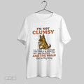 Original German Shepherd Im Not Clumsy The Floor Just Hates Me The Walls Get In Unisex T-shirt, Sweatshirt, Hoodie, Long Sleeve Tee - T-Shirt, Sweatshirt, Hoodie