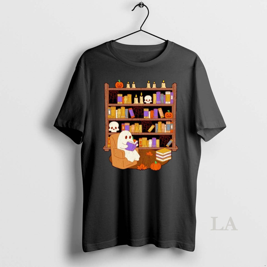 Original Ghost Library Love Books Ornaments Unisex T-shirt, Sweatshirt, Hoodie, Long Sleeve Tee - T-Shirt, Sweatshirt, Hoodie