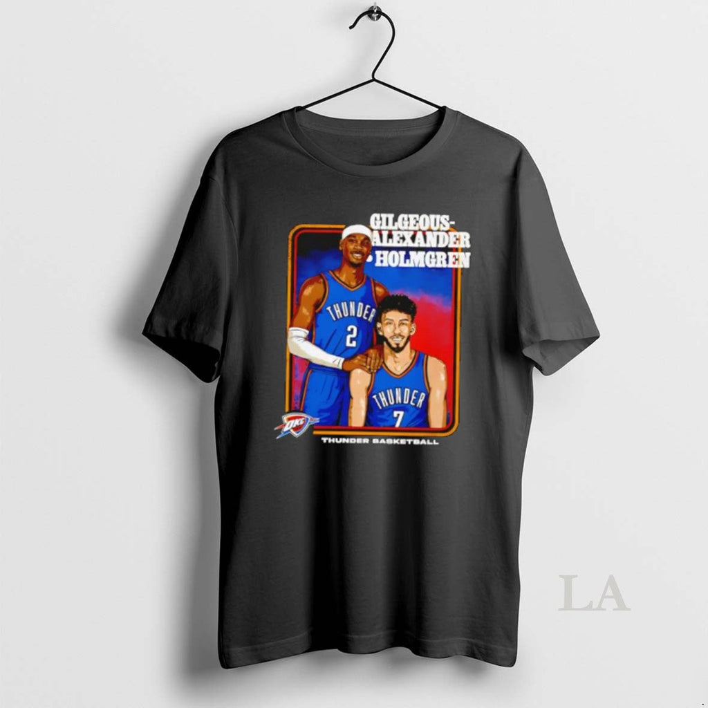 Original Gilgeous Alexander Holmgren Oklahoma City Thunder Nba Basketball Unisex T-shirt, Sweatshirt, Hoodie, Long Sleeve Tee - T-Shirt, Sweatshirt, Hoodie