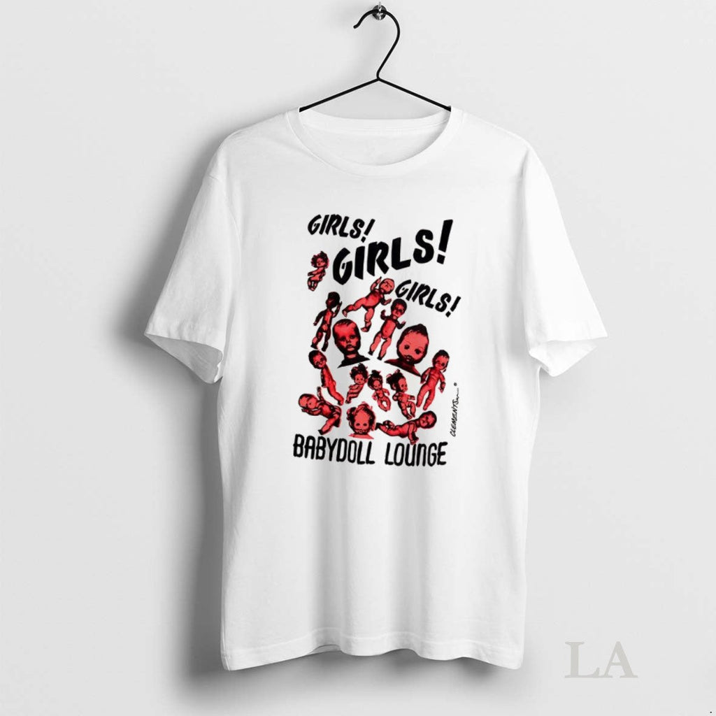 Original Girls Girls Girls Baby Doll Lounge 1980s Unisex T-shirt, Sweatshirt, Hoodie, Long Sleeve Tee - T-Shirt, Sweatshirt, Hoodie