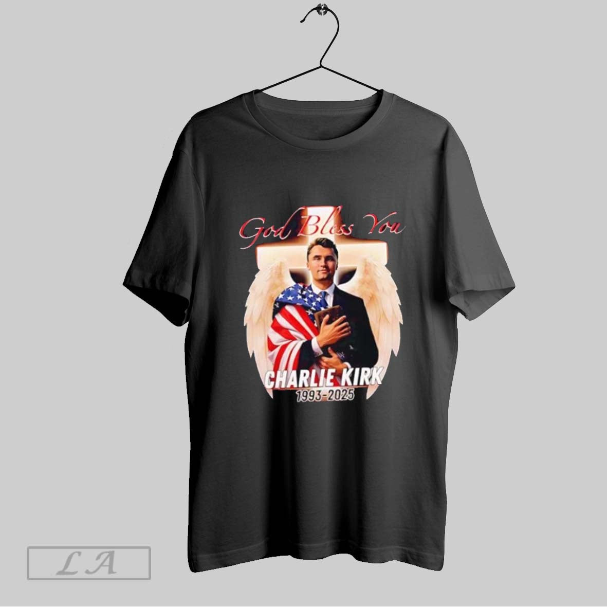 Original God Bless You Charlie Kirk 1993 2025 Unisex T-shirt, Sweatshirt, Hoodie, Long Sleeve Tee - T-Shirt, Sweatshirt, Hoodie