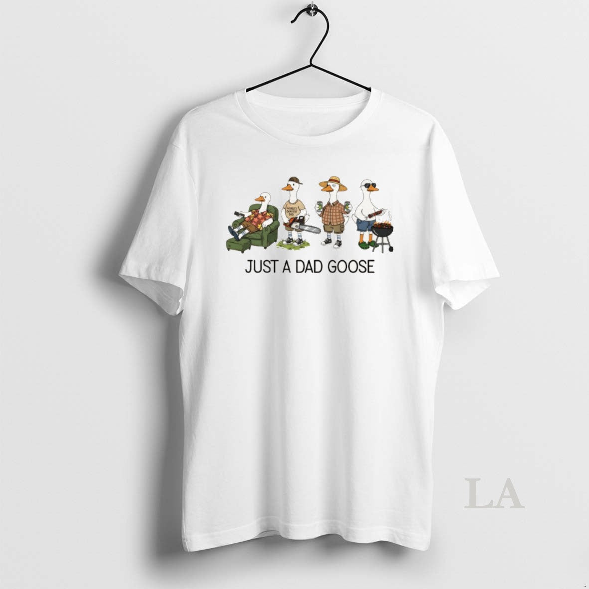 Original Goose Dad Silly Goose Just A Dad Goose Worlds Okayest Dad Unisex T-shirt, Sweatshirt, Hoodie, Long Sleeve Tee - T-Shirt, Sweatshirt, Hoodie
