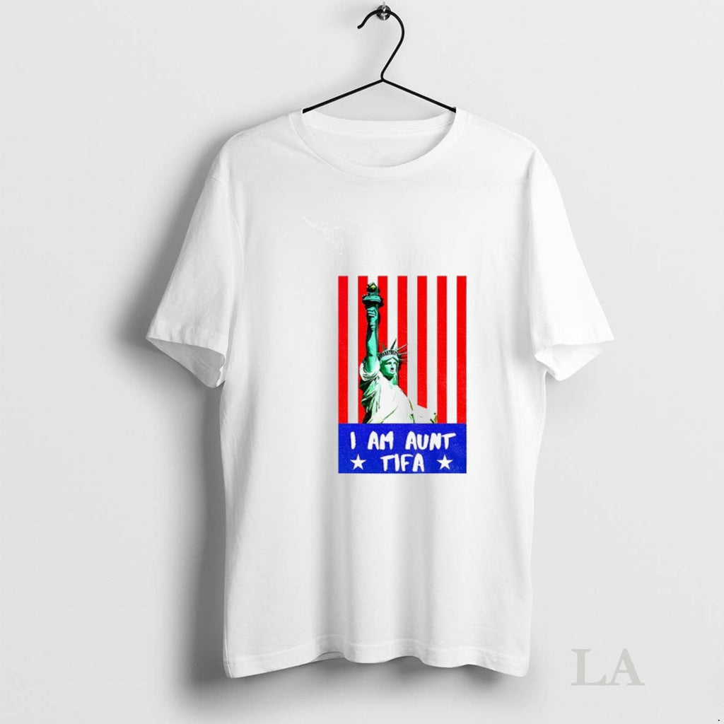 Original Government Shutdown Statue Of Liberty I Am Aunt Tifa Unisex T-shirt, Sweatshirt, Hoodie, Long Sleeve Tee - T-Shirt, Sweatshirt, Hoodie