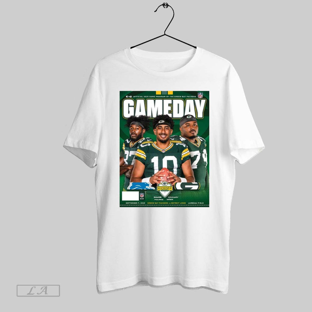 Original Green Bay Packers Vs Detroit Lions Kickoff Weekend Gameday Program 9 7 2025 Unisex T-shirt, Sweatshirt, Hoodie, Long Sleeve Tee - T-Shirt, Sweatshirt, Hoodie