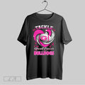 Original Green High School Football Tackle Breast Cancer Bulldogs Heart Ribbon Pink Unisex T-shirt, Sweatshirt, Hoodie, Long Sleeve Tee - T-Shirt, Sweatshirt, Hoodie