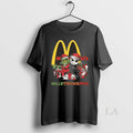 Original Grinch And Jack Skellington Mcdonalds Hallothanksmas 2 Sided Unisex T-shirt, Sweatshirt, Hoodie, Long Sleeve Tee - T-Shirt, Sweatshirt, Hoodie