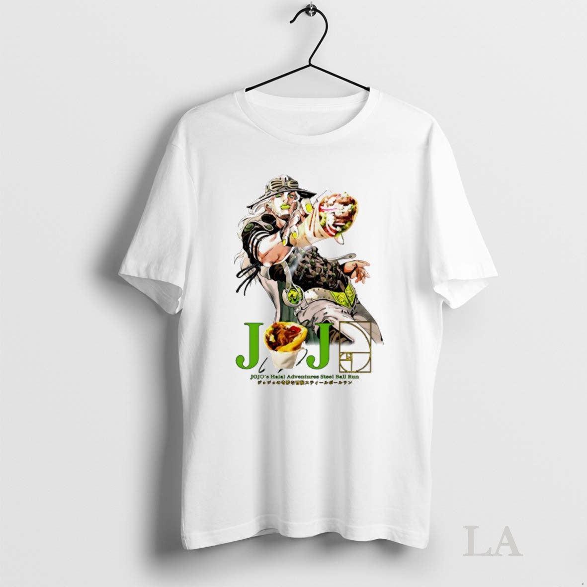 Original Gyro Jojos Halal Adventures Steel Ball Run Unisex T-shirt, Sweatshirt, Hoodie, Long Sleeve Tee - T-Shirt, Sweatshirt, Hoodie