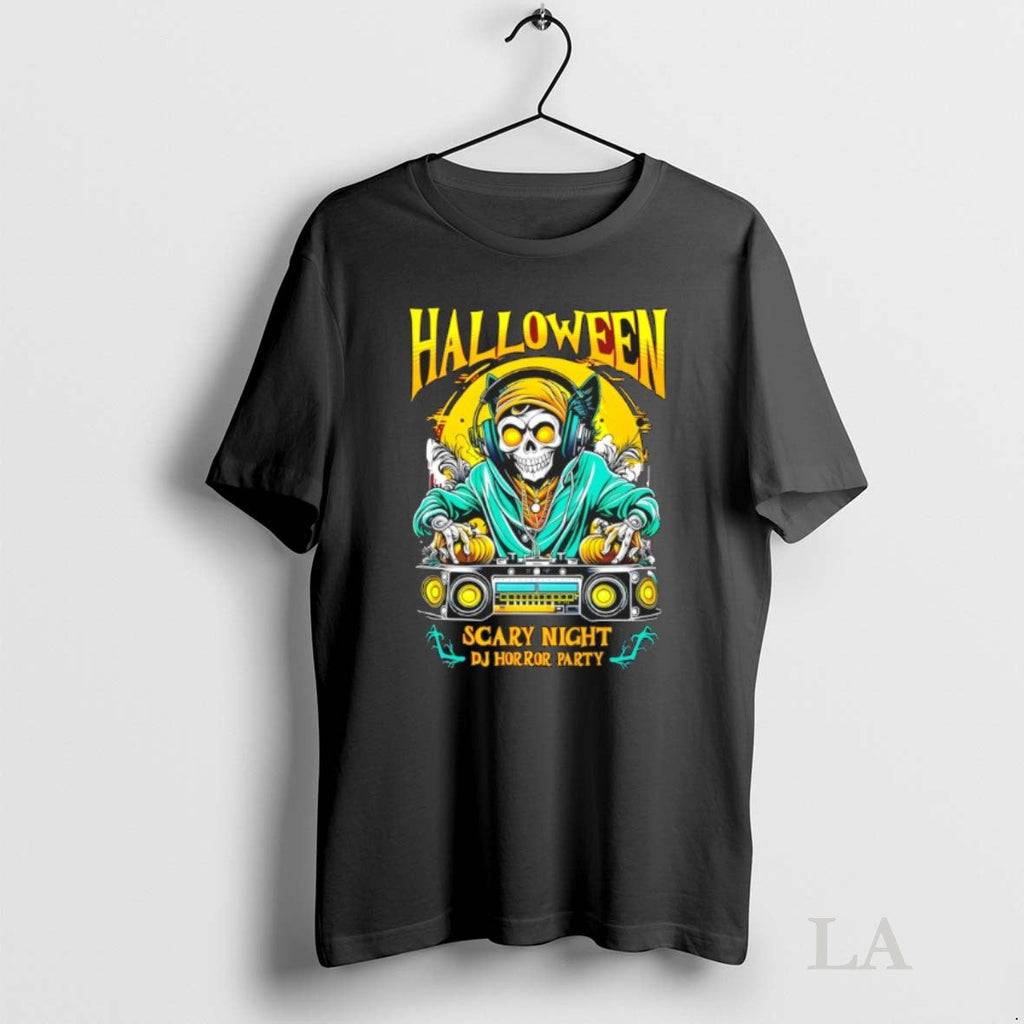 Original Halloween Dj Horror Scary Night Party Unisex T-shirt, Sweatshirt, Hoodie, Long Sleeve Tee - T-Shirt, Sweatshirt, Hoodie