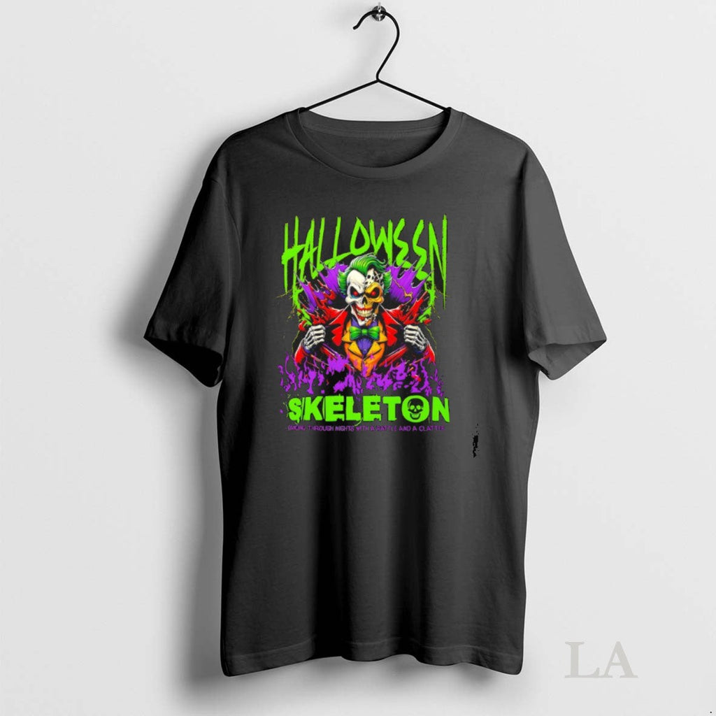 Original Halloween Skeleton Clown Unisex T-shirt, Sweatshirt, Hoodie, Long Sleeve Tee - T-Shirt, Sweatshirt, Hoodie