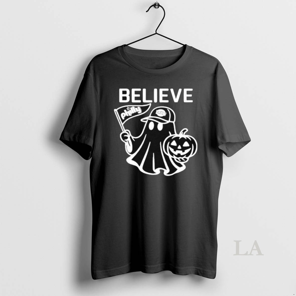 Original Halloween Pumpkin Believe Philly Ghost Unisex T-shirt, Sweatshirt, Hoodie, Long Sleeve Tee - T-Shirt, Sweatshirt, Hoodie
