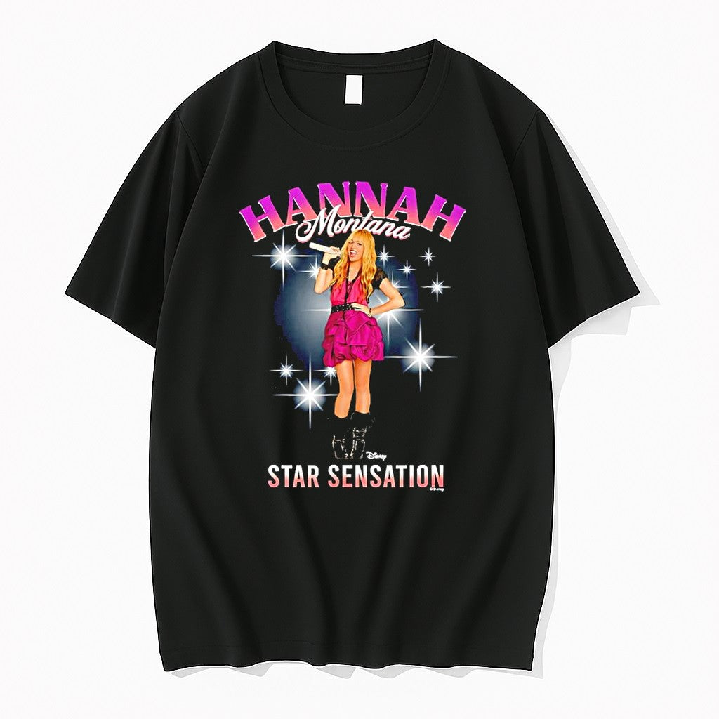Original Hannah Montana Star Sensation Pop Star Tshirts Jpg Unisex T-shirt, Sweatshirt, Hoodie, Long Sleeve Tee - T-Shirt, Sweatshirt, Hoodie