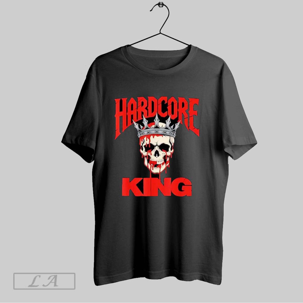 Original Hardcore King Bloody Skull With Crown Gothic Unisex T-shirt, Sweatshirt, Hoodie, Long Sleeve Tee - T-Shirt, Sweatshirt, Hoodie