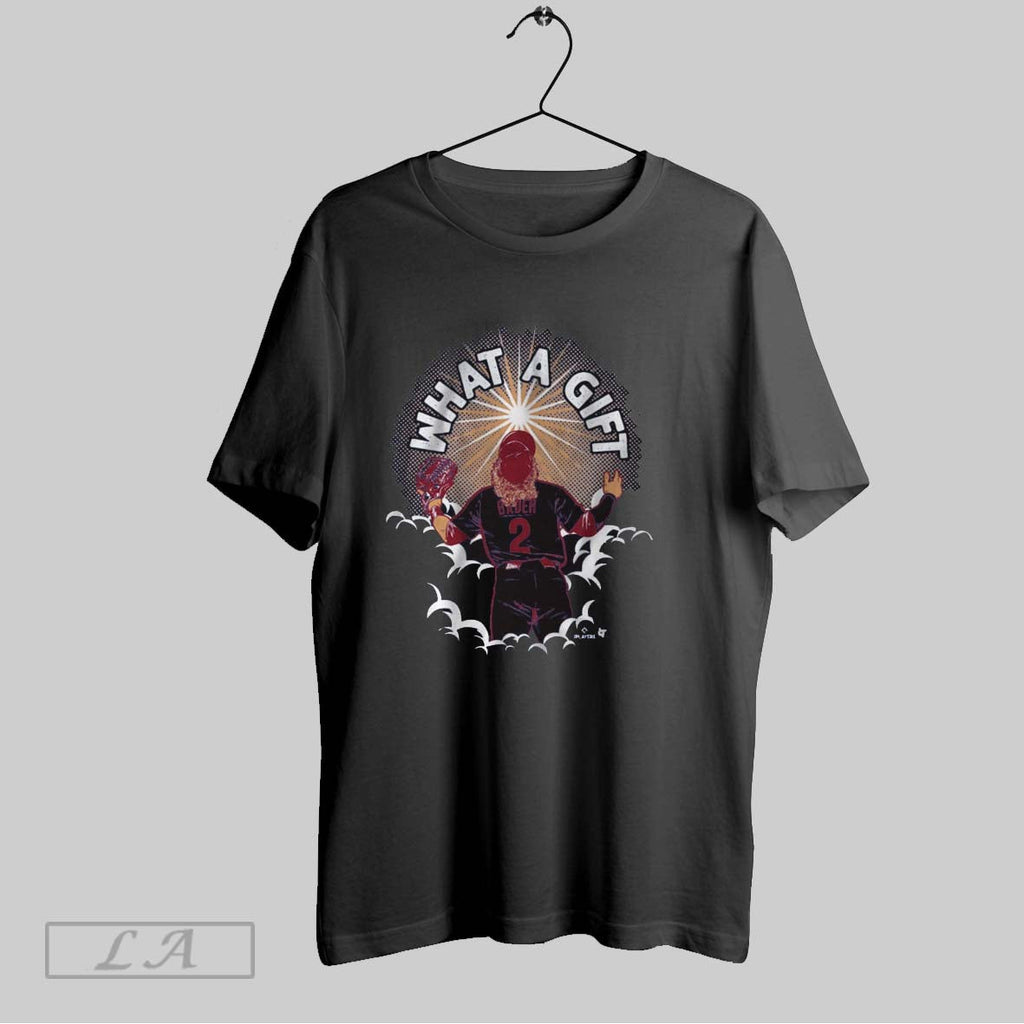Original Harrison Bader What A Gift Philadelphia Phillies Mlb Painting Unisex T-shirt, Sweatshirt, Hoodie, Long Sleeve Tee - T-Shirt, Sweatshirt, Hoodie