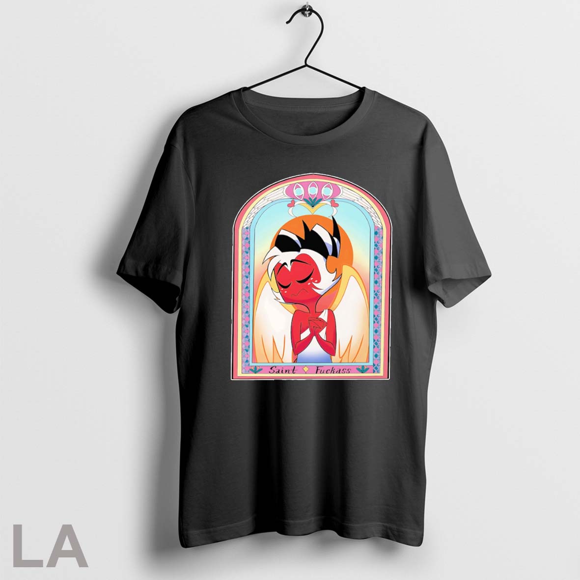 Original Hazbin Hotel Saint Fuckass Unisex T-shirt, Sweatshirt, Hoodie, Long Sleeve Tee - T-Shirt, Sweatshirt, Hoodie