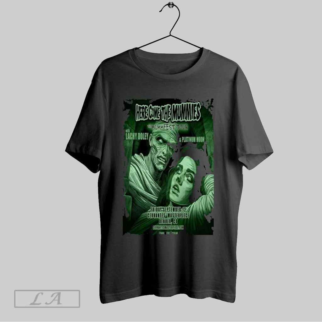 Original Here Come The Mummies Cervantes Ballroom In Denver Co Sep 12 2025 Unisex T-shirt, Sweatshirt, Hoodie, Long Sleeve Tee - T-Shirt, Sweatshirt, Hoodie