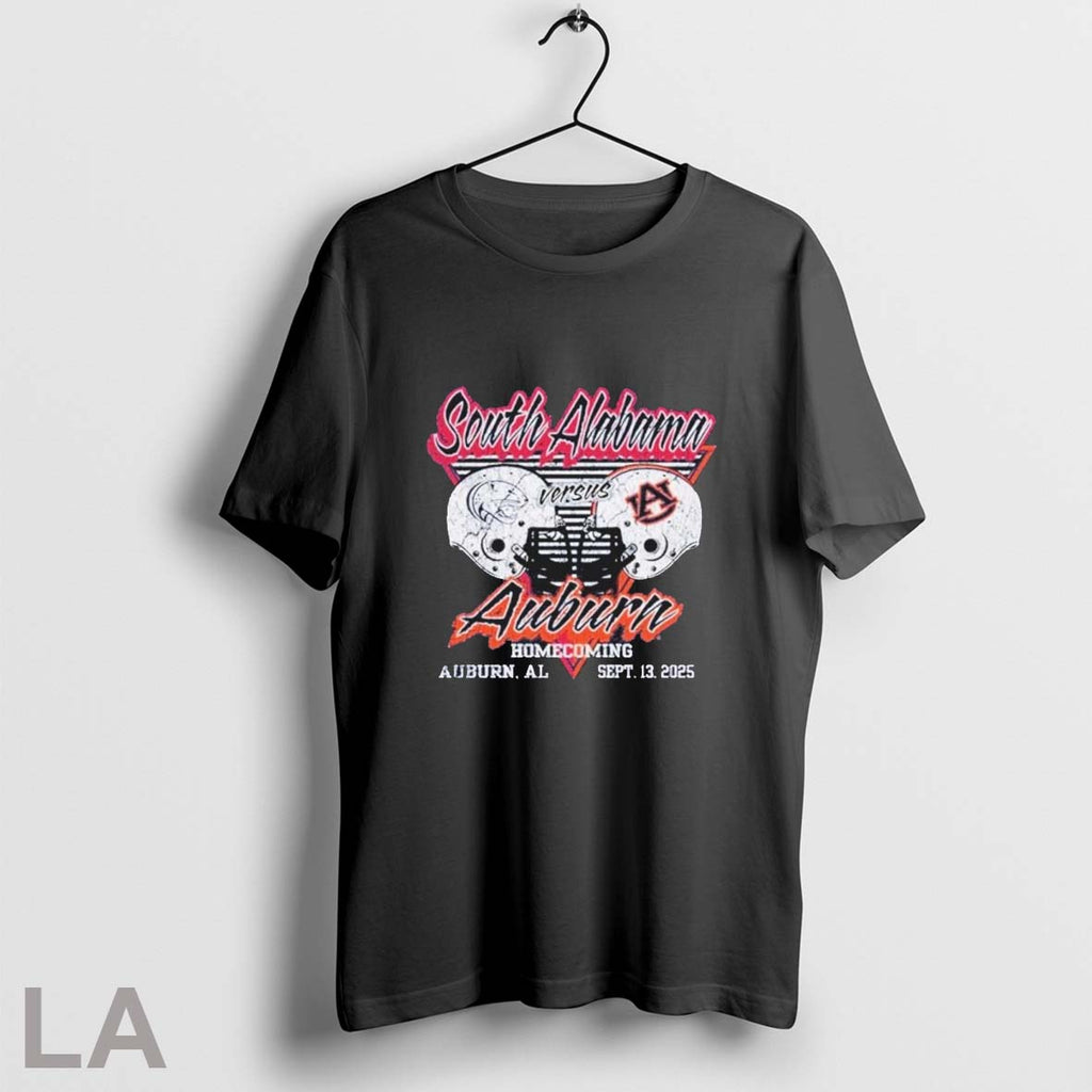 Original Homecoming Game 2025 Auburn Tigers Vs South Alabama Unisex T-shirt, Sweatshirt, Hoodie, Long Sleeve Tee - T-Shirt, Sweatshirt, Hoodie