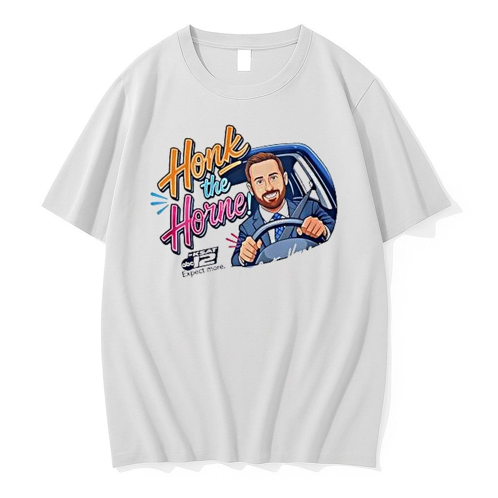 Original Honk The Horn Justin Horne Tshirts Jpg Unisex T-shirt, Sweatshirt, Hoodie, Long Sleeve Tee - T-Shirt, Sweatshirt, Hoodie
