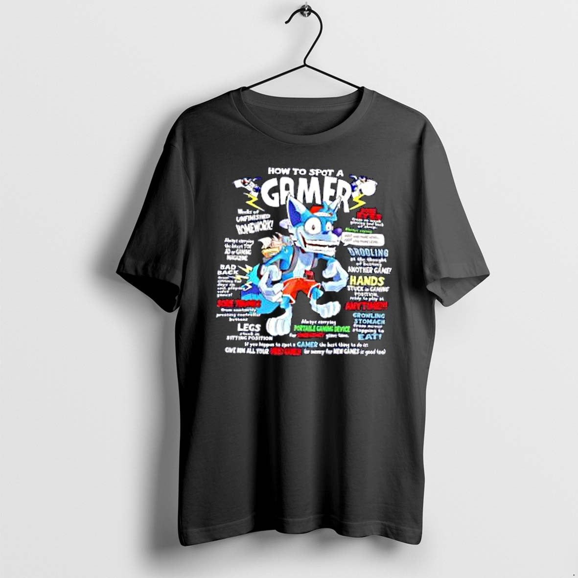 Original How To Spot A Gamer Finished Work Tshirts Jpg Unisex T-shirt, Sweatshirt, Hoodie, Long Sleeve Tee - T-Shirt, Sweatshirt, Hoodie