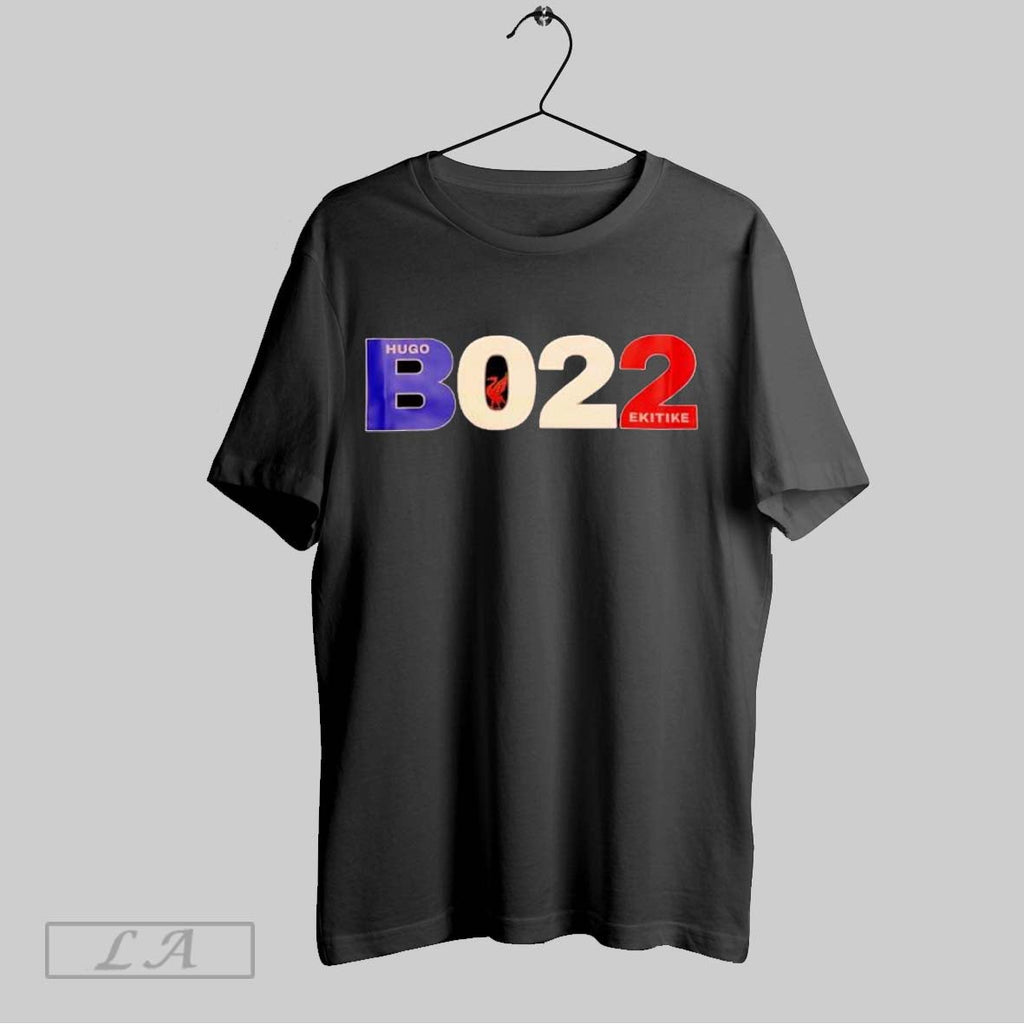 Original Hugo Bo22 Ekitike Liverpool Soccer Football Player Funny Unisex T-shirt, Sweatshirt, Hoodie, Long Sleeve Tee - T-Shirt, Sweatshirt, Hoodie
