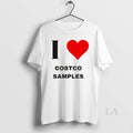 Original I Love Costco Samples Unisex T-shirt, Sweatshirt, Hoodie, Long Sleeve Tee - T-Shirt, Sweatshirt, Hoodie