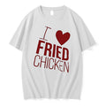 Original I Love Fried Chicken Heart Tshirts Jpg Unisex T-shirt, Sweatshirt, Hoodie, Long Sleeve Tee - T-Shirt, Sweatshirt, Hoodie